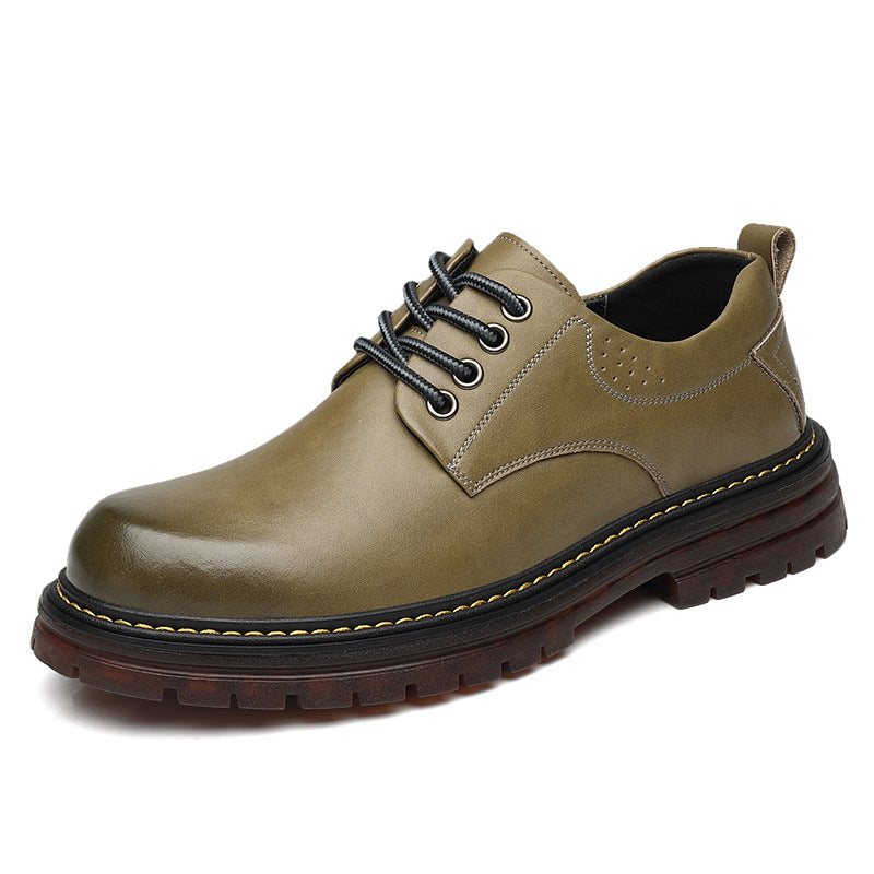 Men's Leather Martin Boots British Style Casual Shoes