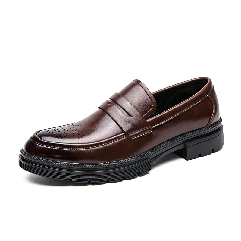 Men's Leather British Style Fashion Casual Shoes
