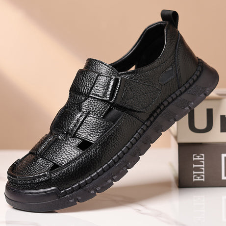 Men's Leather Roman Style Casual Sandals