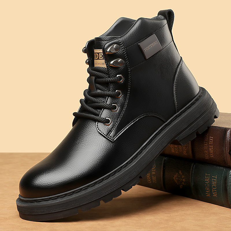Men's Leather Fashionable Martin Boots