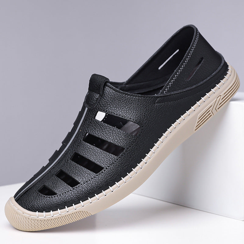 Men's Leather Breathable Roman Sandals