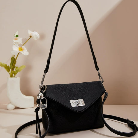 Women's Leather Stylish Square Shoulder Bag
