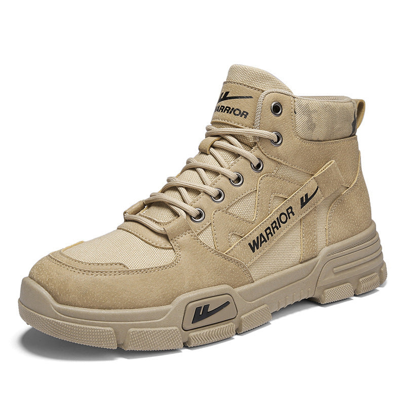 Men's Leather British Style High-Top Martin Boots