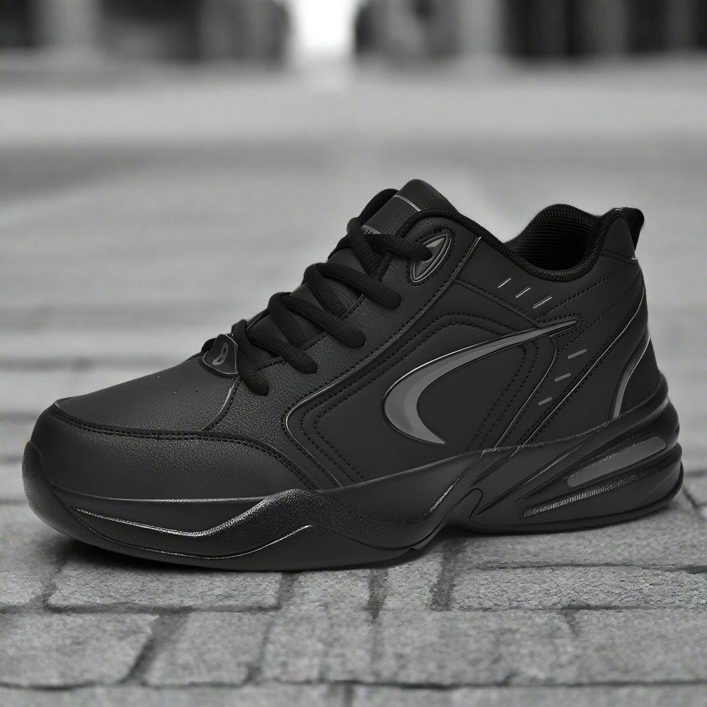 Men's Microfiber Leather Running Shoes