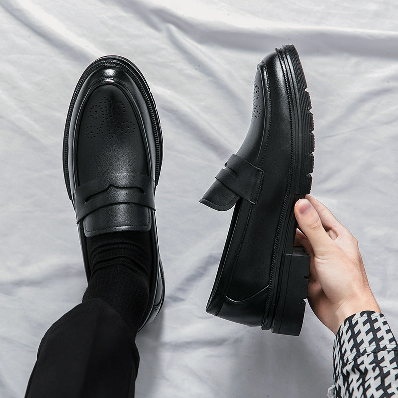 Men's Leather British Style Fashion Casual Shoes