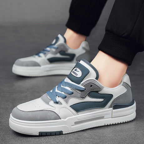 Men's Leather Trendy Casual Sneakers