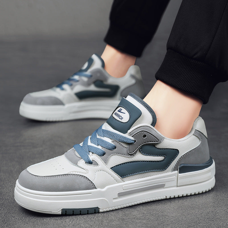 Men's Leather Trendy Casual Sneakers