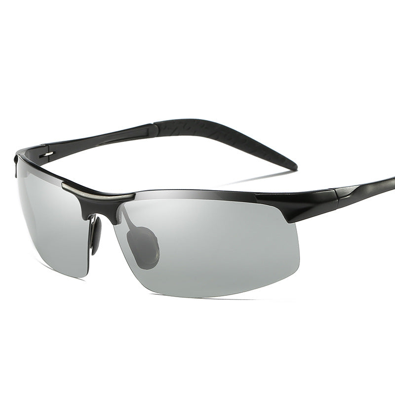 Men's Color-changing Sports Aluminum Polarized Sunglasses