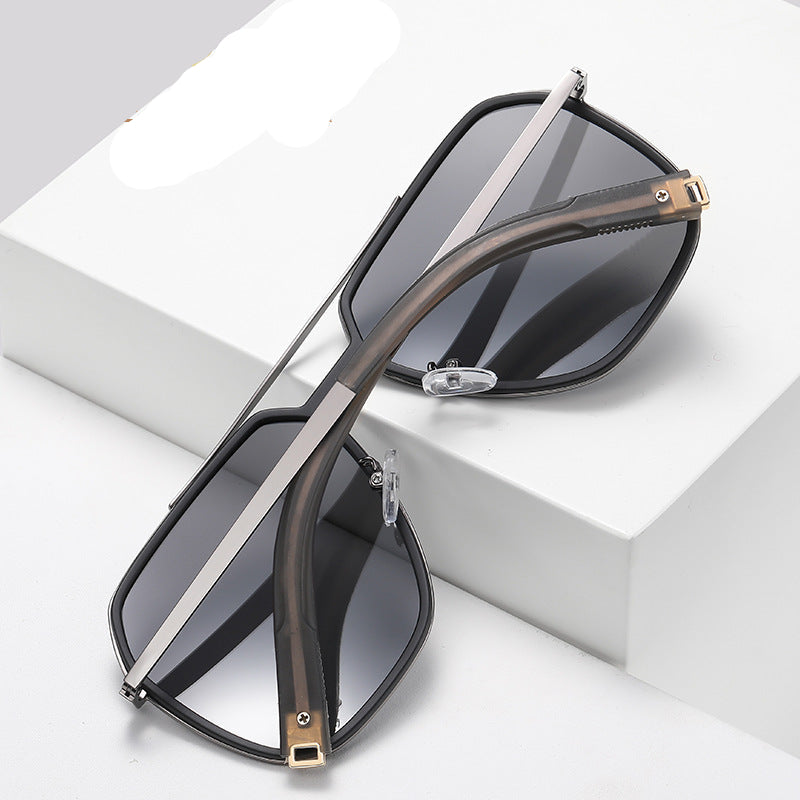Men's Aluminum Magnesium Large Frame Sunglasses
