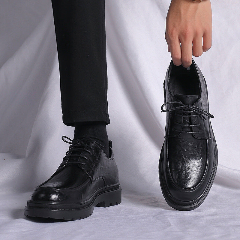 Men's Trendy Casual Leather Shoes (In Stock)