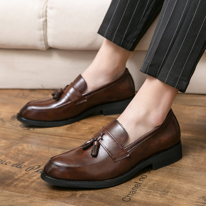 Men's Pointed Personalized Casual Shoes