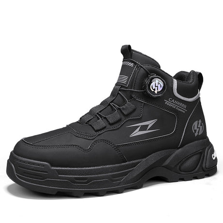 Men's High-Top Fashionable Style Rotating Buckle Shoes