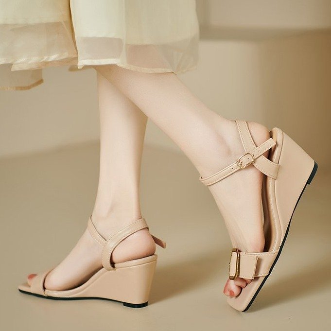 Women's Femininity Open-toed High Heels