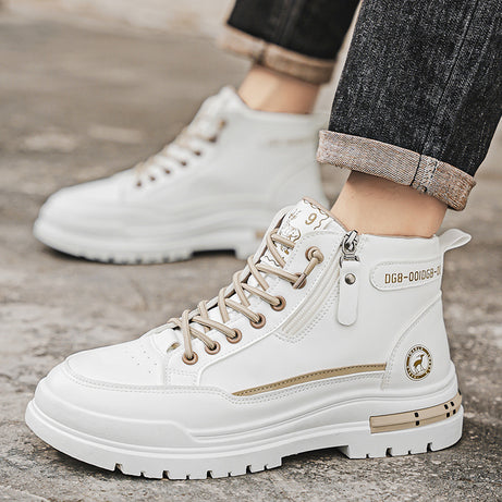 Men's  High-top Thick-soled Retro Trend Tooling Boots