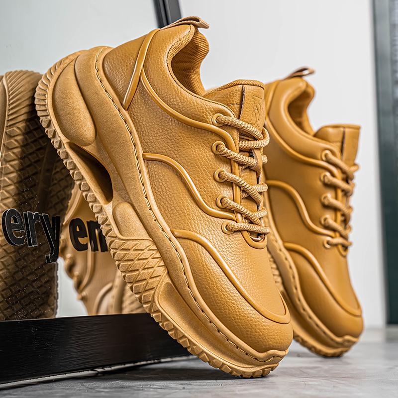 Men's Leather Trendy Comfortable Casual Shoes