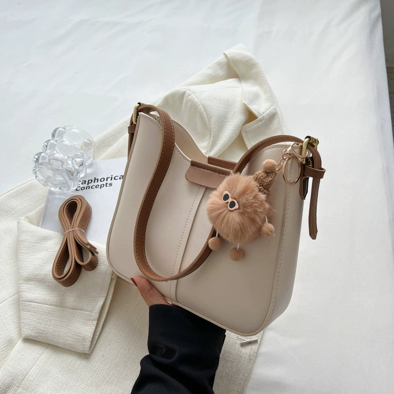 Women's Versatile Luxury Shoulder Bucket Bag