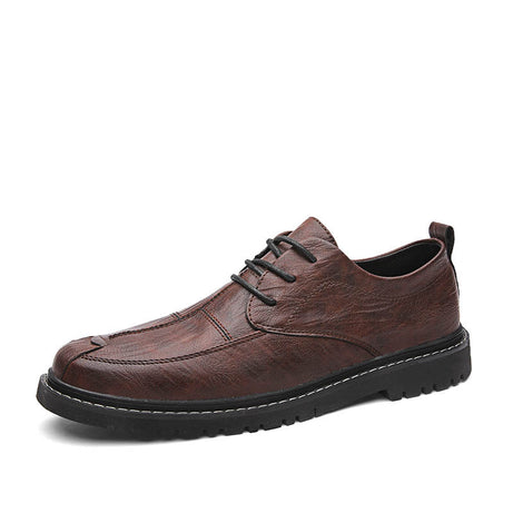 Men's Leather British Style Trend Casual Shoes