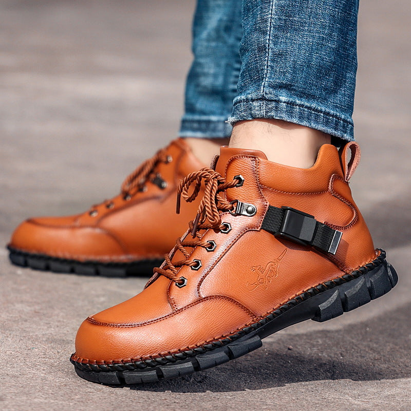 Men's Leather Trend Outdoor Martin Boots