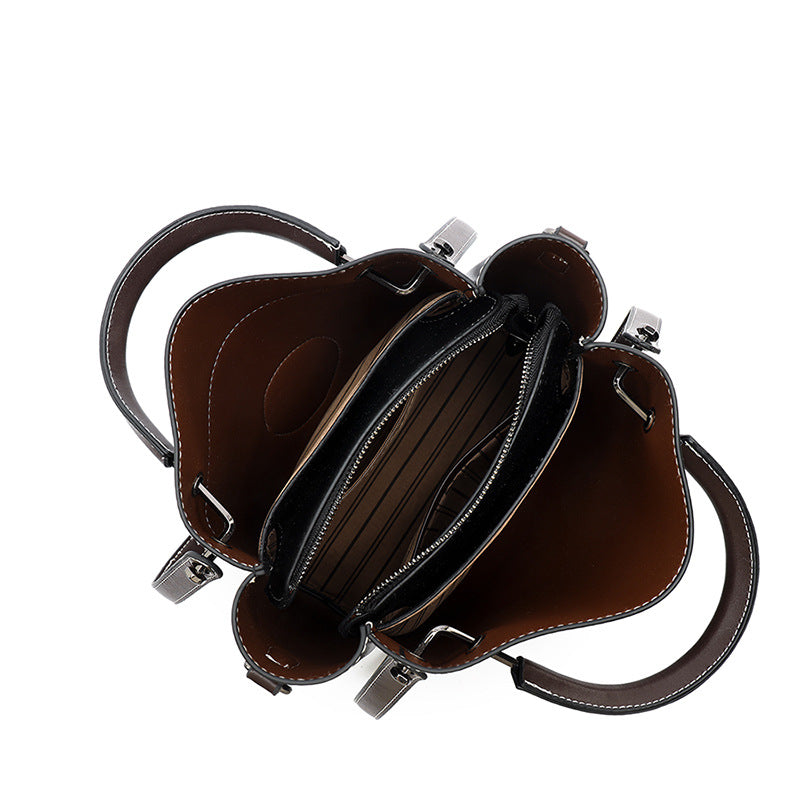 Women's Large-Capacity Shoulder Bucket Bag