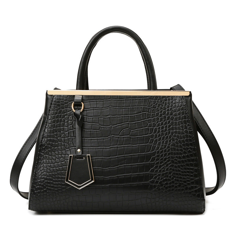 Women's Leather Luxury Crocodile Desige Handbag