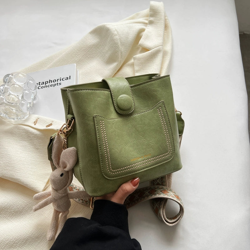 Women's Leather Casual Versatile Small Bag