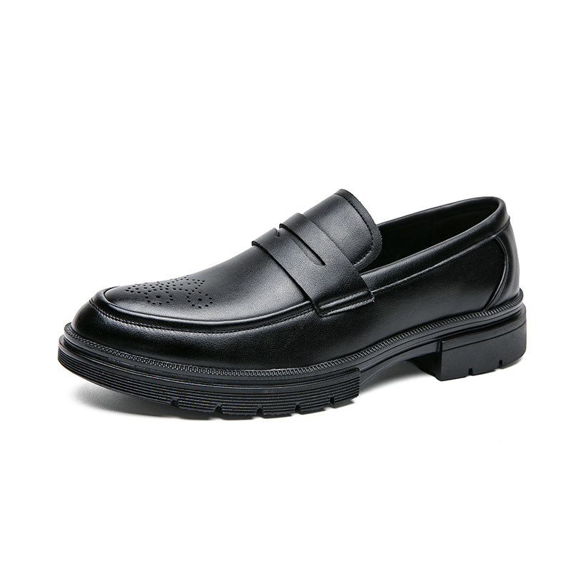 Men's Leather British Style Fashion Casual Shoes