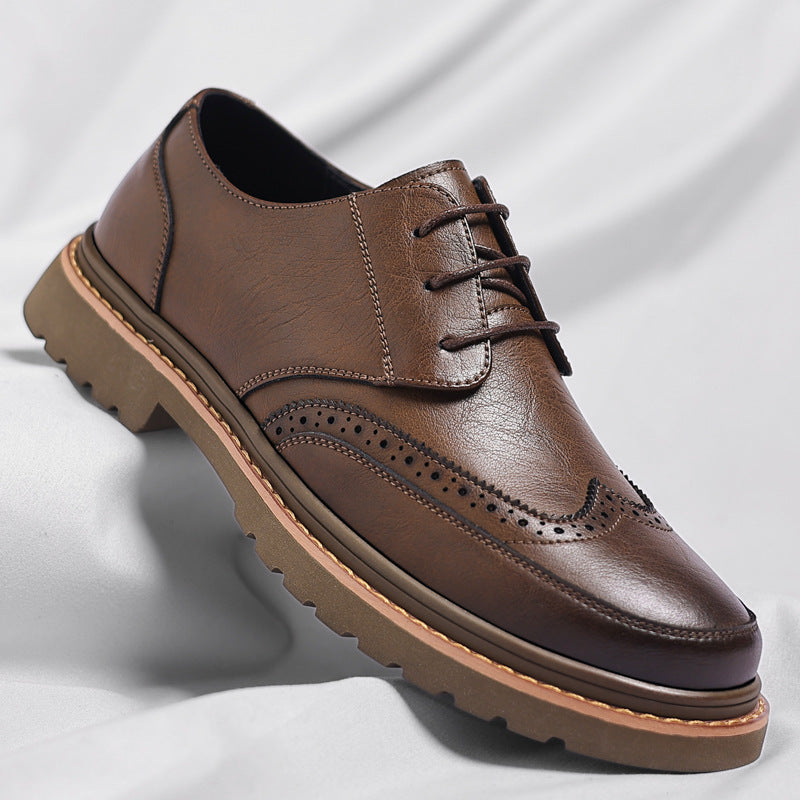 Men's Leather British Style Casual Shoes