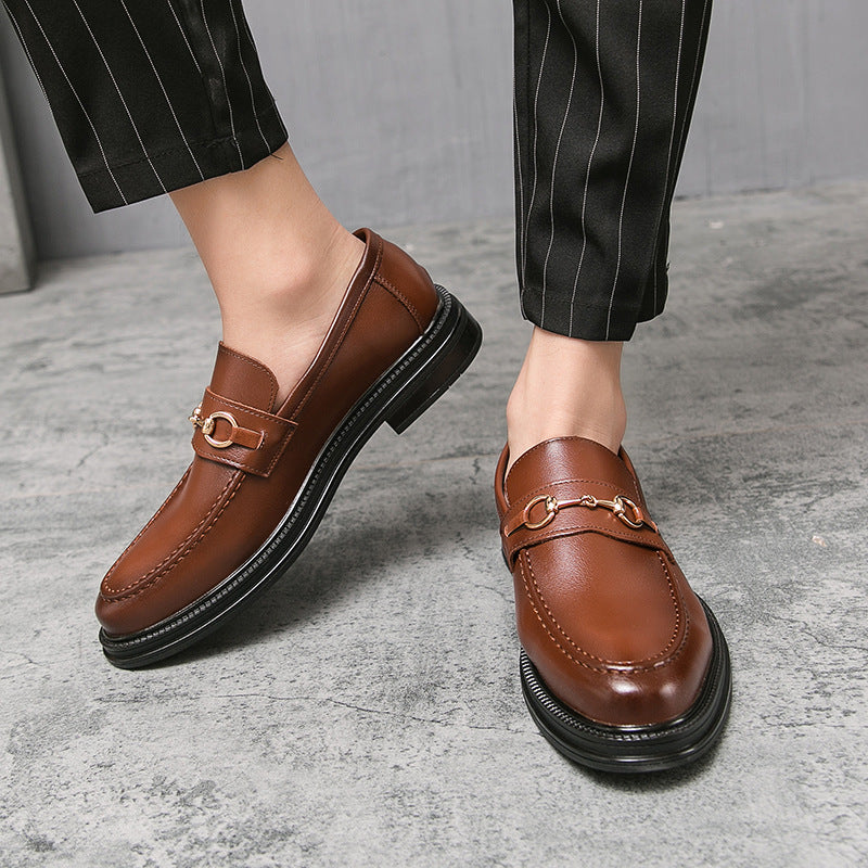 Men's Outdoor Fashion Loafers Leather Shoes