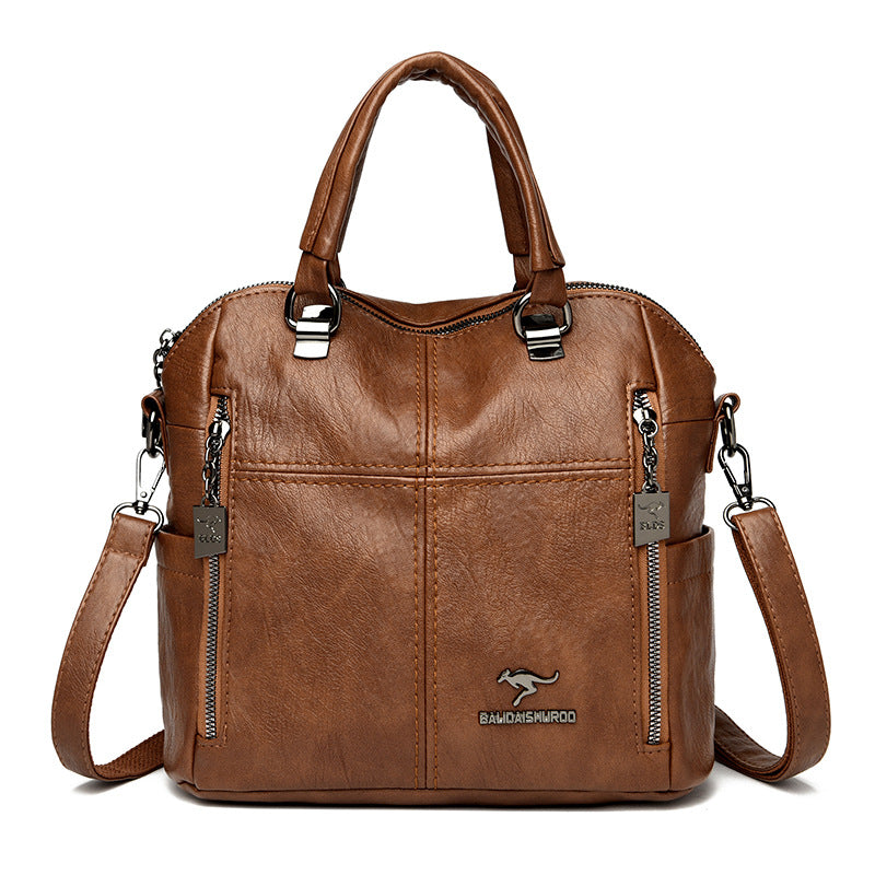 Women's Trendy Genuine Leather Shoulder Bag