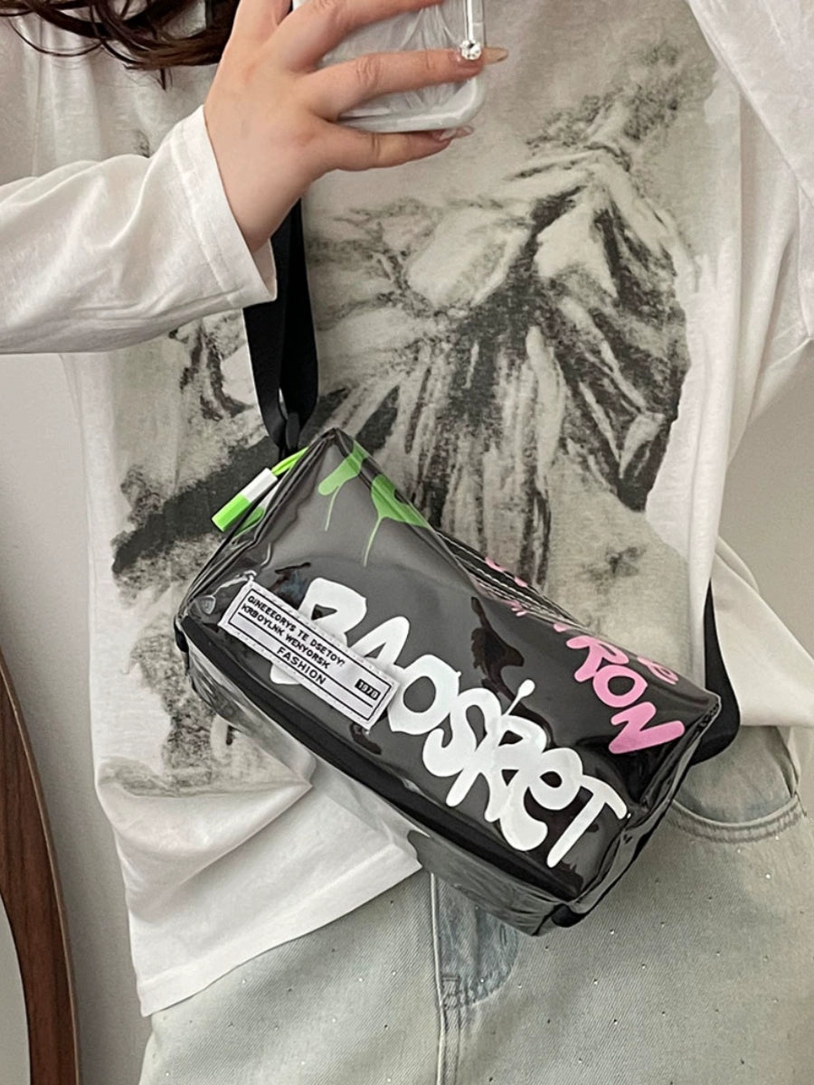 Women's Trendy Versatile Glossy Crossbody Bag