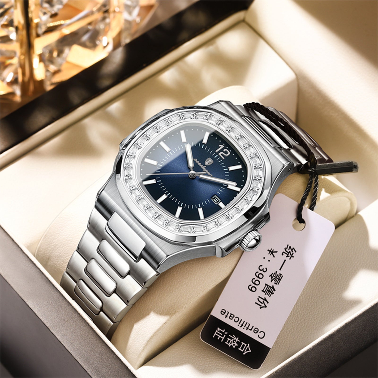 Men's Ultra-thin Stainless Steel Watch
