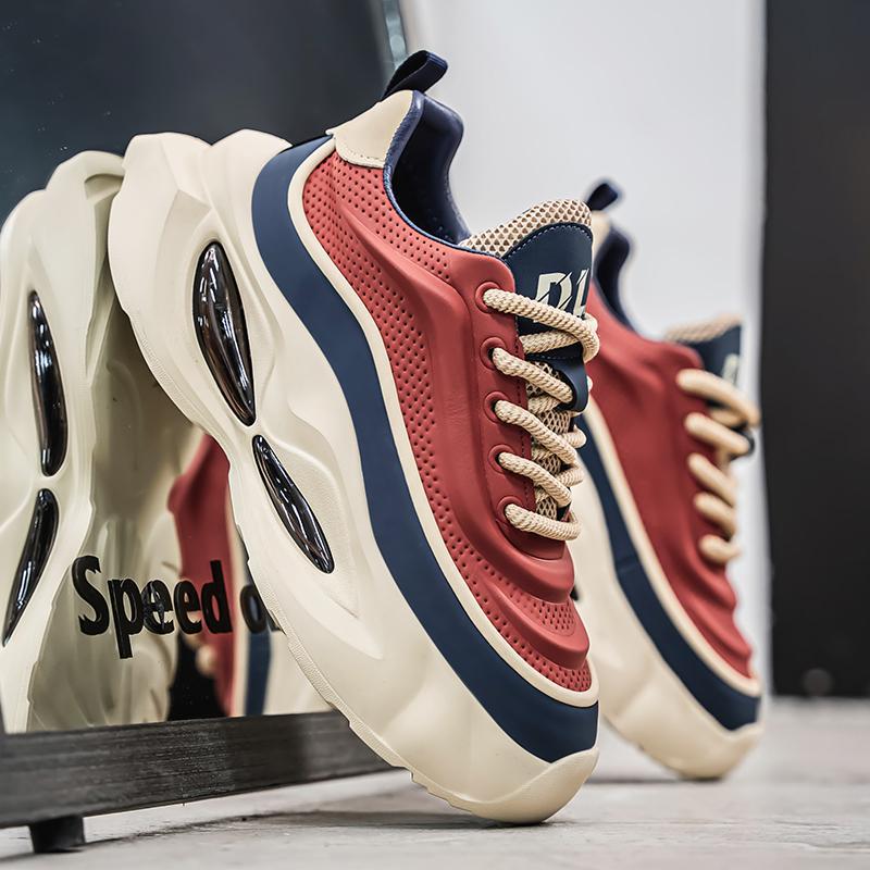 Men's Fashion Microfiber Trendy Casual Shoes