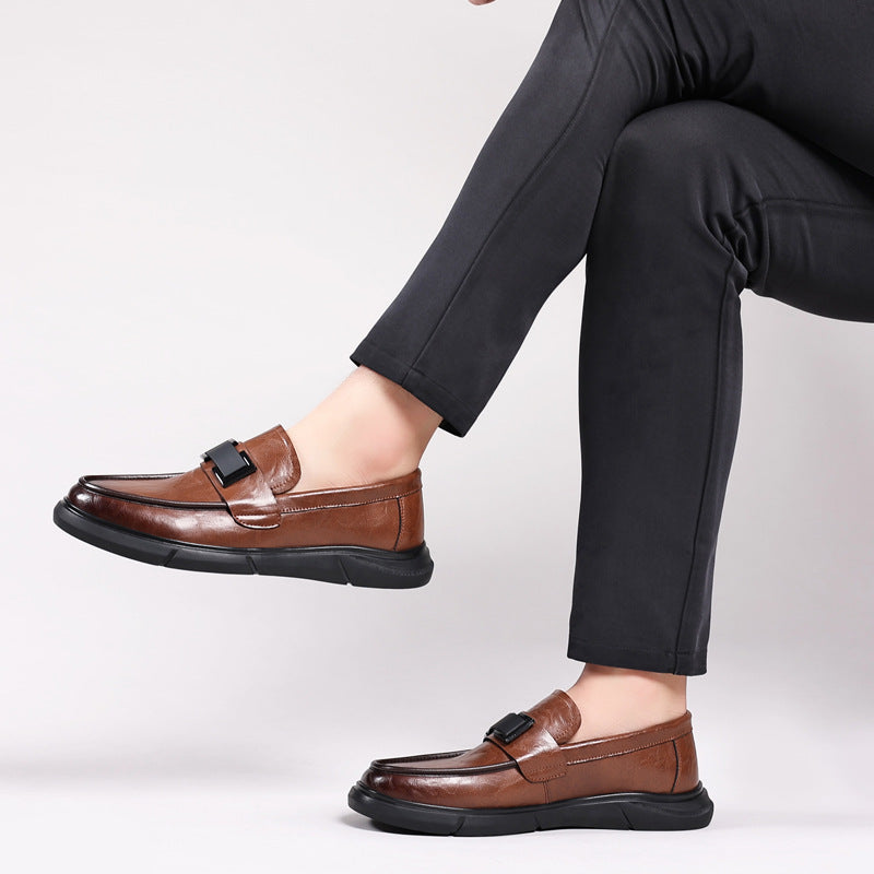 Men's Leather Fashion Casual  Shoes (In Stock)