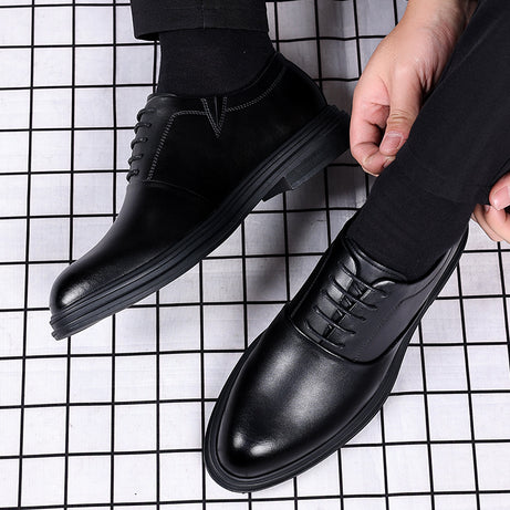 Men's Leather Trendy Business Formal Shoes