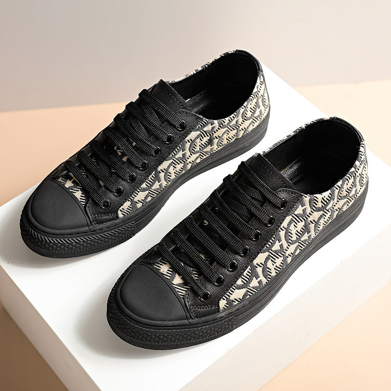 Men's Low-Top Canvas Casual Shoes