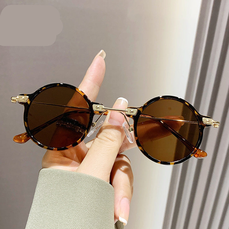 Women's Round Frames UV-proof Sunglasses