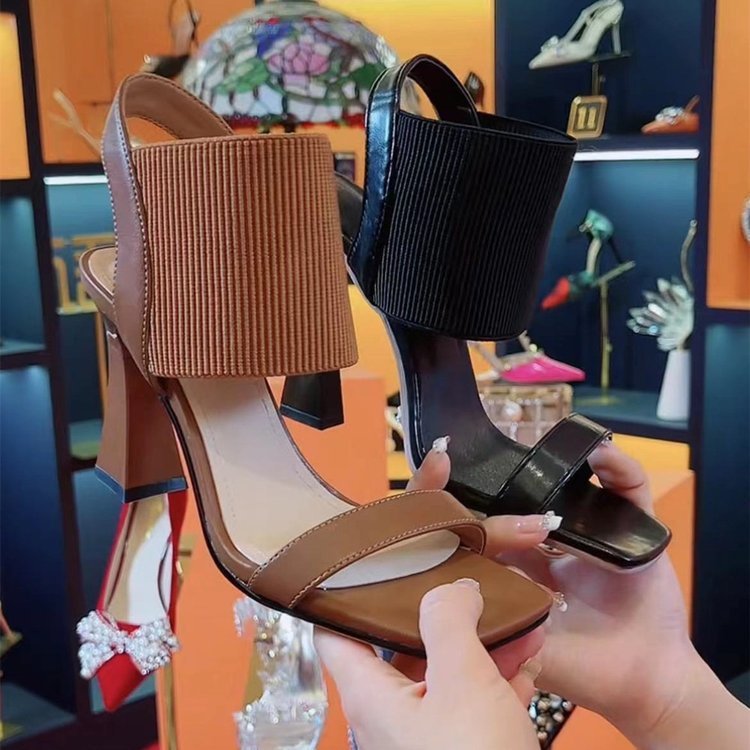Women's Elastic Band Super High Heel