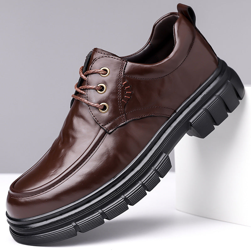 Men's Leather British Style Casual Shoes
