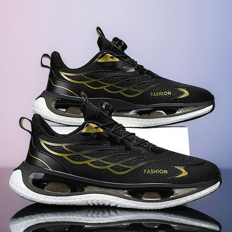 Men's Rotating Buckle Trendy Running Shoes