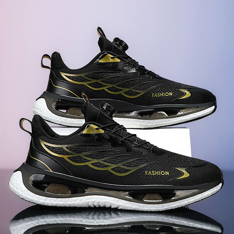 Men's Rotating Buckle Trendy Running Shoes