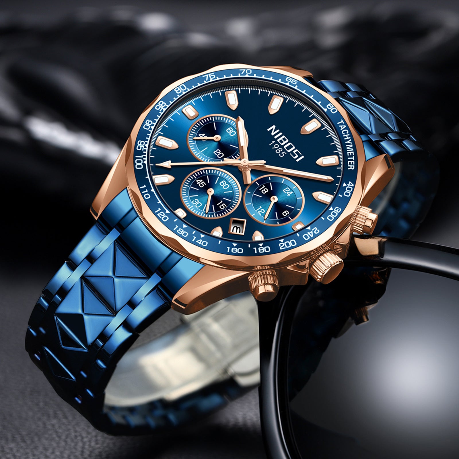 Men's Leisure Quartz Waterproof Luminous Watch