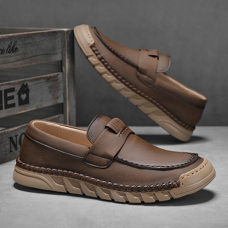Men's Foreign Trade Business Casual Leather Shoes