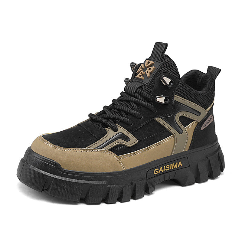 Men's High Top Non-slip Wear-resistant Shoes