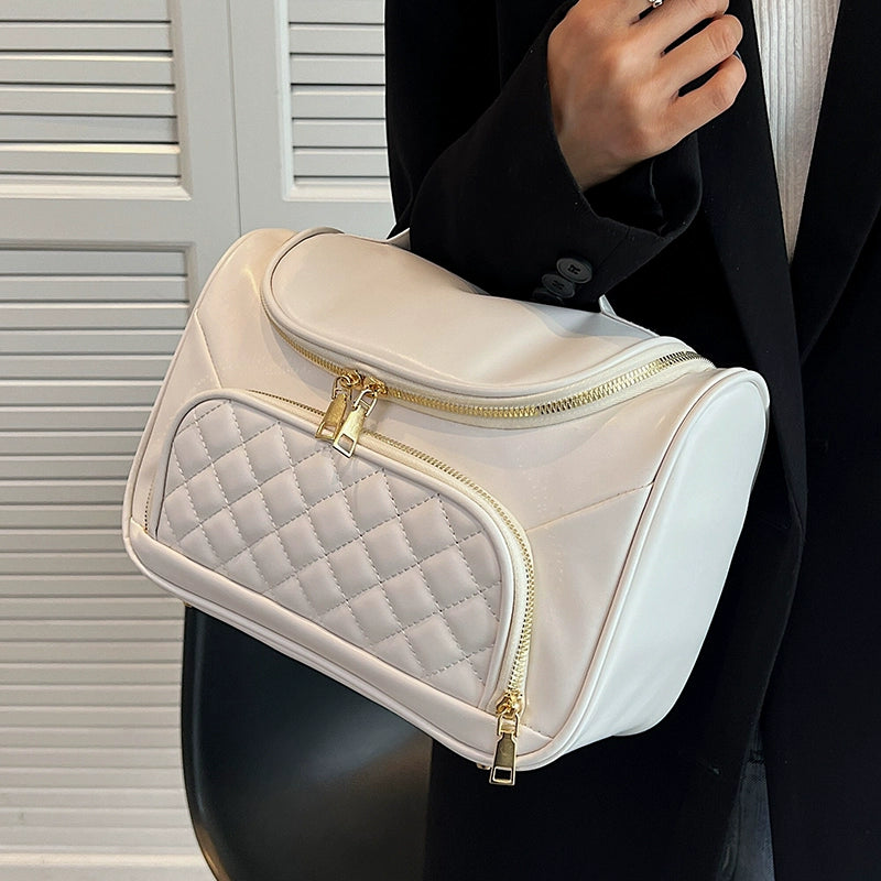 Women's Handheld Portable Cosmetic Bag