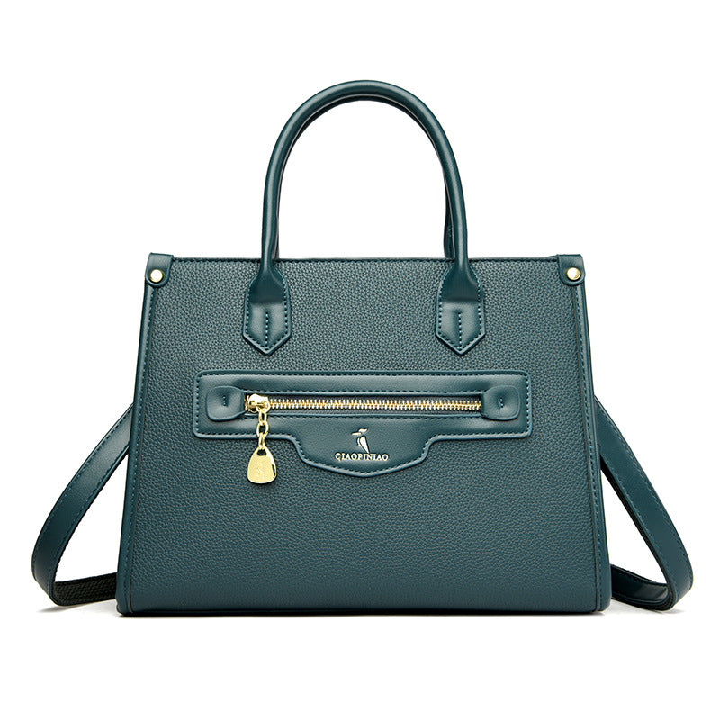 Women's Premium Contrasting Retro Shoulder Bag