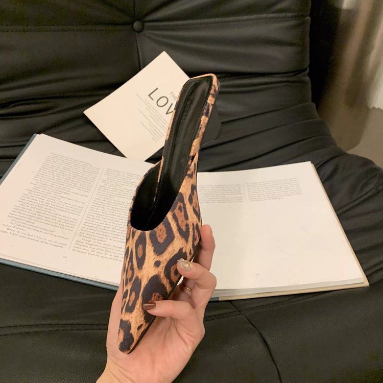 Women's Summer Casual Leopard Print Cool Slippers