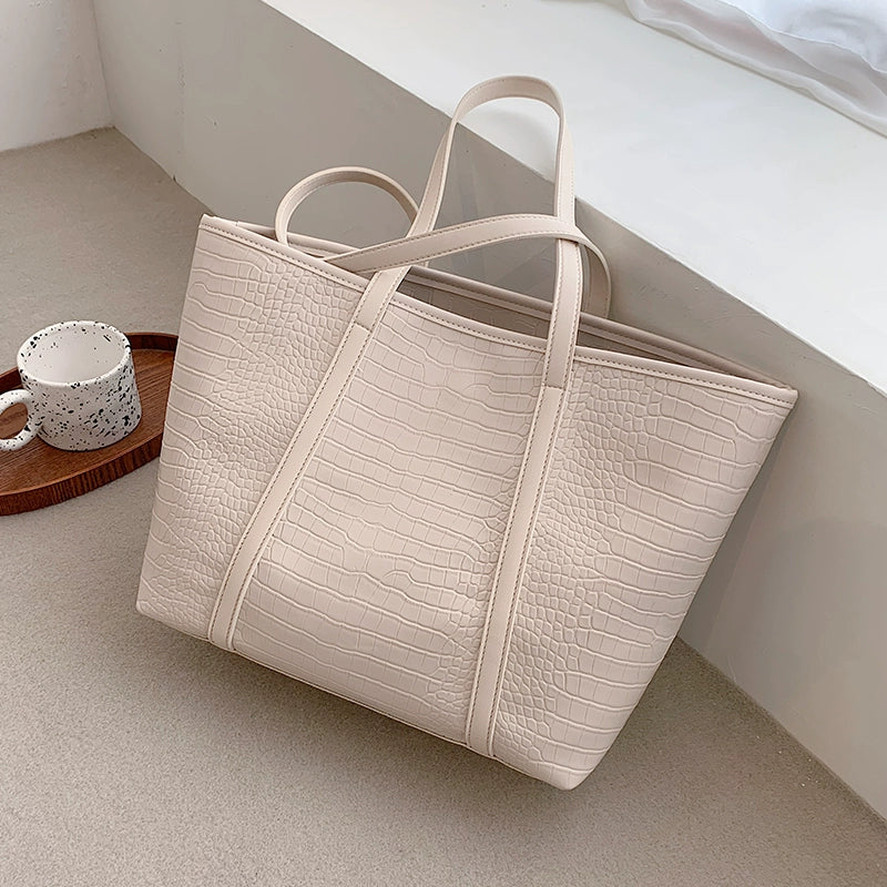 Women's Leather Large Capacity Trendy Shoulder Bag