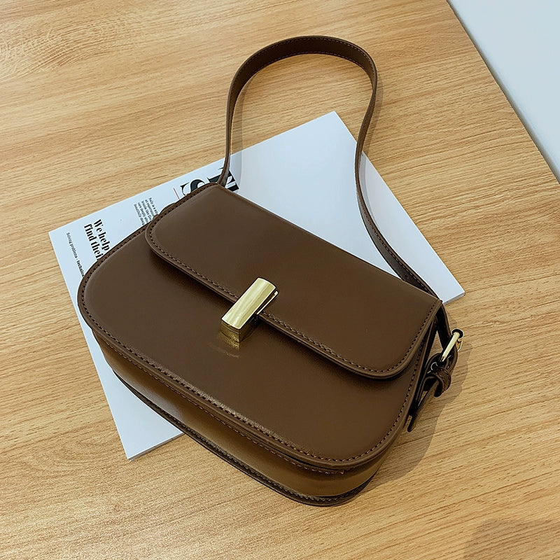 Women's Leather Trendy Shoulder Bag