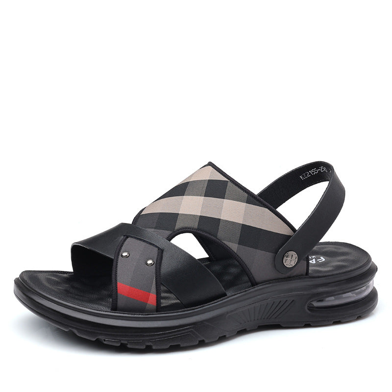Men's Two-Layer Leather Sandals (In Stock)