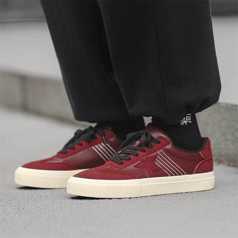 Men's Fashion Leather Vulcanized Casual Shoes